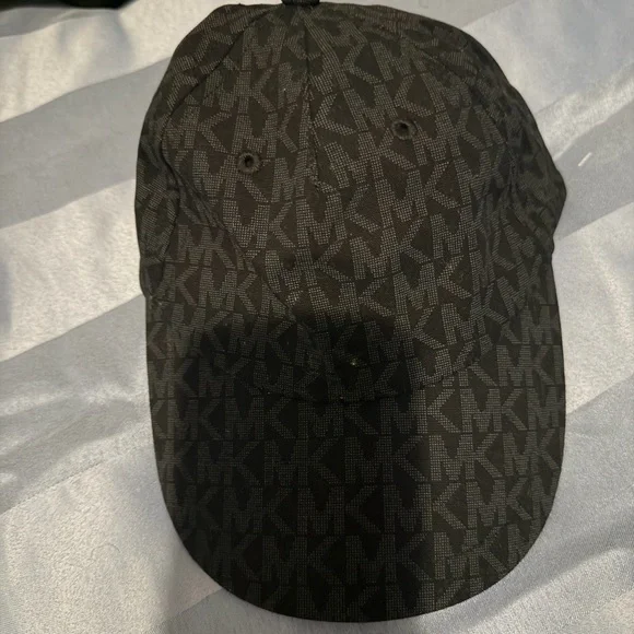 Michael Kors Dark Gray Monogram Hat - Picture 1 of 3
